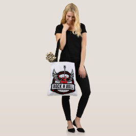 Rock and roll Guitar Tote Bag Tygkasse