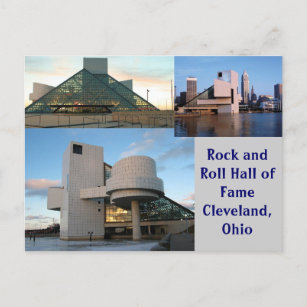 rock and roll Hall of Fame Cleveland, Ohio Vykort