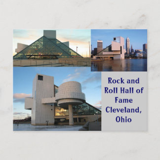 Rock and roll Hall of Fame Cleveland, Ohio Vykort