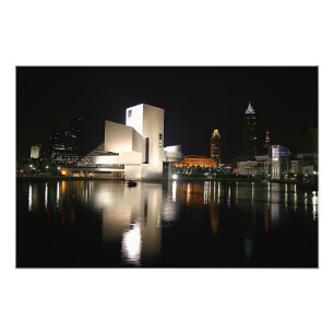 Rock and roll Hall of Fame & Museum, Cleveland OH Fototryck