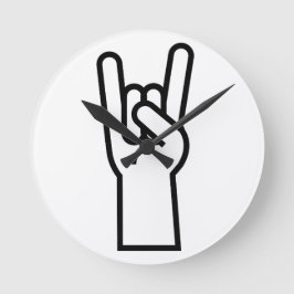Rock and roll Hand Rund Klocka