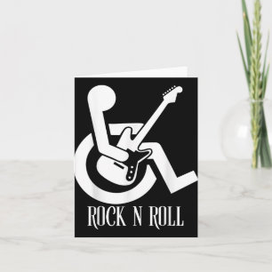 Rock and roll Handicap Parking Funny Acoustic Guit Kort