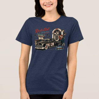 Rock and Roll Hot Rod Jukebox 1950s Americana T-Sh T Shirt