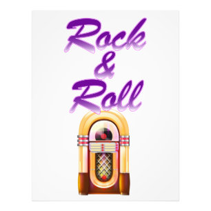 Rock and roll Jukebox Fototryck