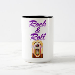 Rock and roll Jukebox Två-Tonad Mugg