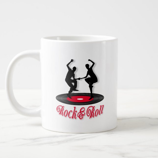 Rock and roll jumbo mugg (Vänster)