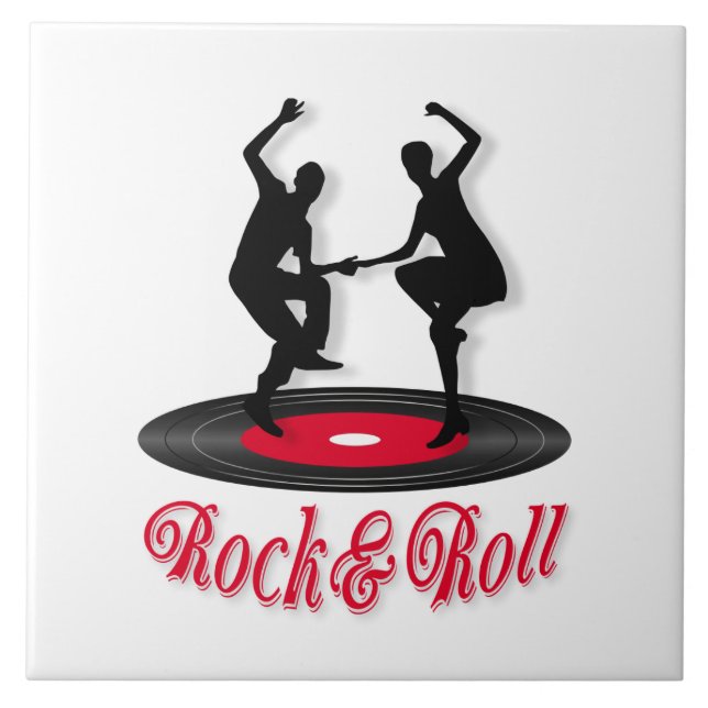 Rock and roll kakelplatta (Framsidan)