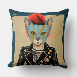 Rock and Roll Kitty Kastkudde Kudde