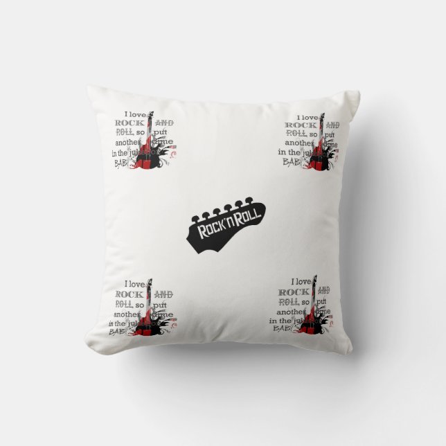 'Rock and Roll'-kudde Kudde (Framsida)