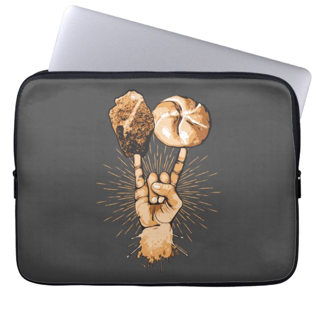 Rock and roll Laptop sleeve (Framsidan)