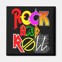 Rock and roll Magnet (svart)