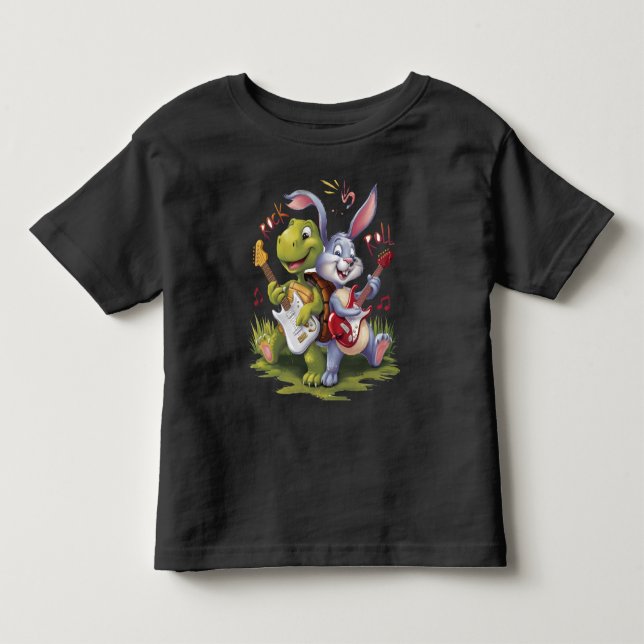 Rock and roll Melodic Harmony T Shirt (Framsida)
