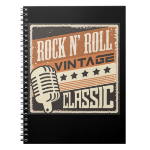 rock and roll Music 1950 s Rockabilly US Anteckningsbok
