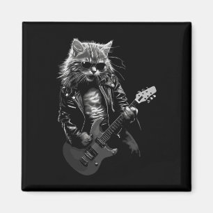 Rock and roll Music Cont Festival Cat Sten Guit Magnet