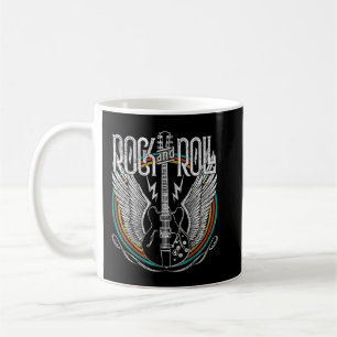 Rock And Roll Musik Gitarr Kaffemugg