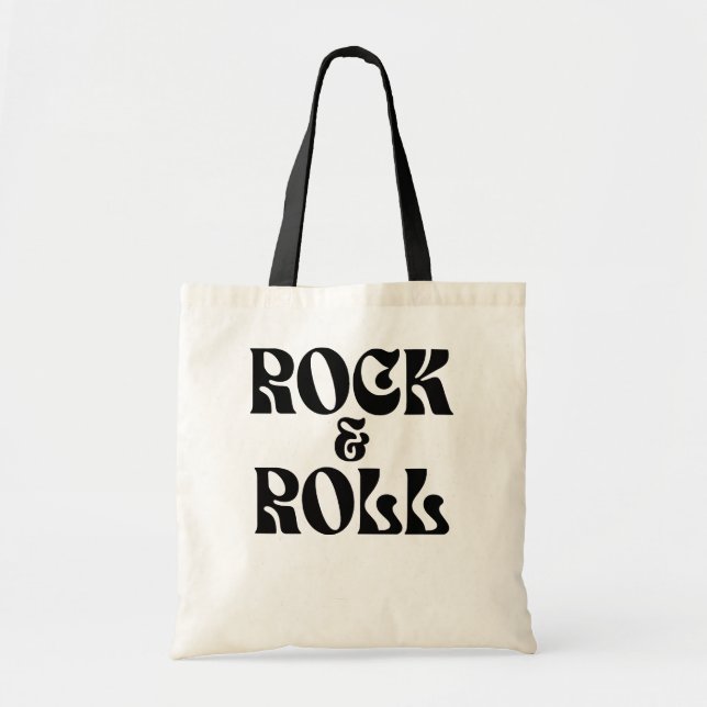 Rock and Roll musik logodesign Tygkasse (Framsidan)
