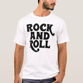 Rock and roll musikdesign för logotyp t shirt