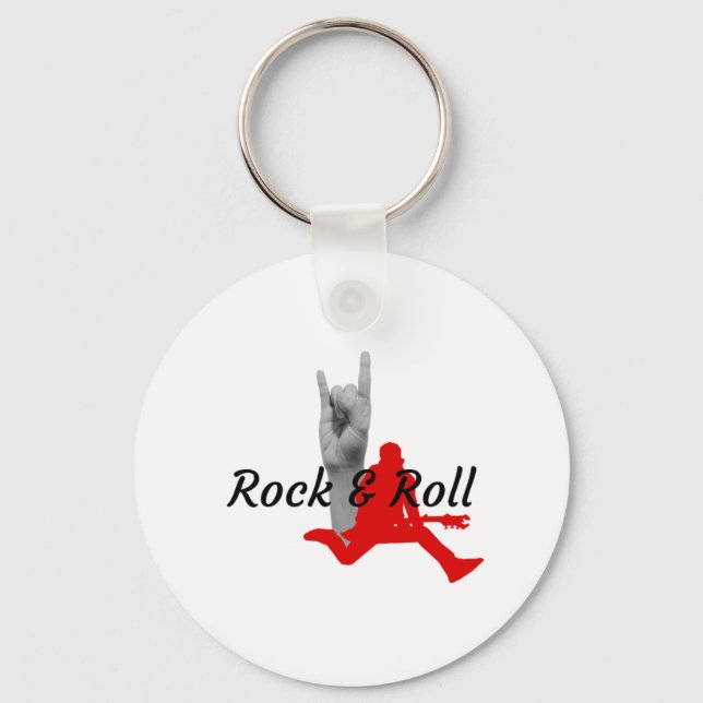 Rock And Roll Nyckelring (Framsida)