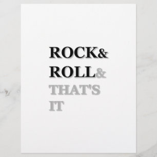 Rock and roll och det är det
