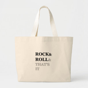 Rock and roll och det är det jumbo tygkasse