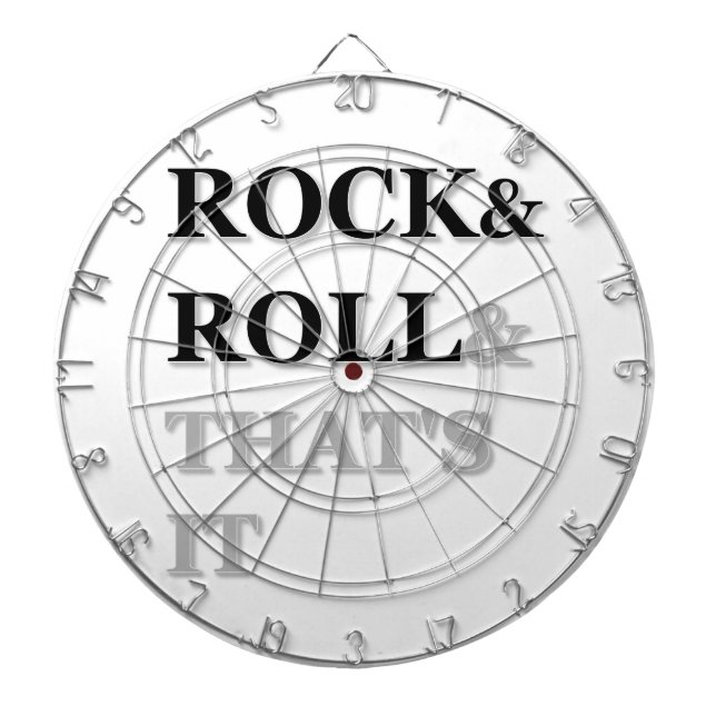 Rock and roll och det är det piltavla (Framsidan)