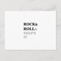 Rock and roll och det är det