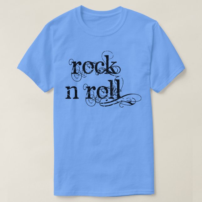 rock and roll organisk t shirt (Design framsida)