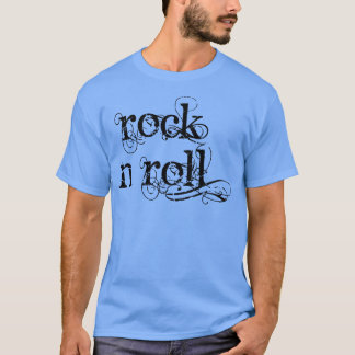 rock and roll organisk t shirt