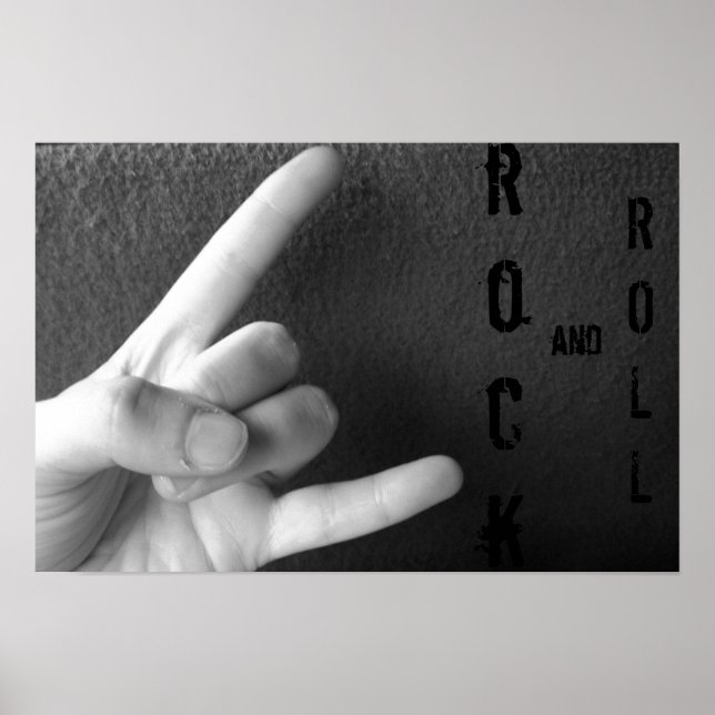 rock and roll poster (Framsidan)
