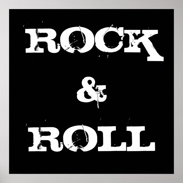 Rock and roll Poster (Framsidan)