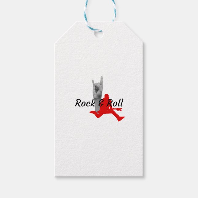 Rock And Roll Presentetikett (Framsidan)