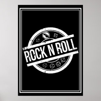 Rock and roll RPG Poster