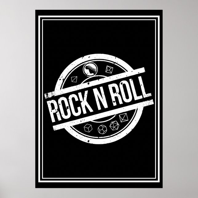 Rock and roll RPG Poster (Framsidan)