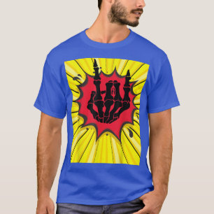 Rock and roll Skeleton Hand Gesture Music Älskare  T Shirt