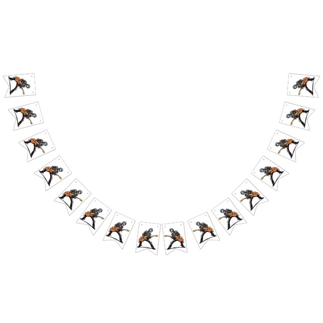 Rock and roll Skeletons Födelsedagsfest Vimplar (Alla)