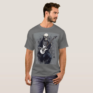 Rock and roll Skull-konsertbanderoll T Shirt