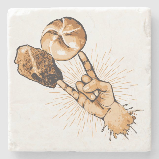 rock and roll Stone Underlägg (Framsidan)