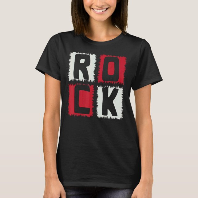 Rock and roll t shirt (Framsida)