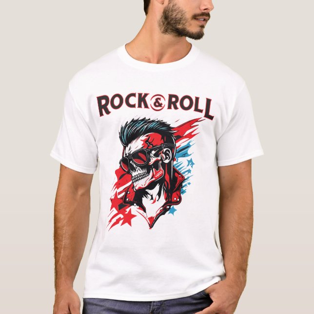 Rock and roll t shirt (Framsida)