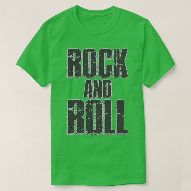Rock and roll t shirt (Design framsida)