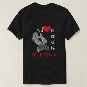 Rock and roll T-Shirt Rock musik Guitar Player