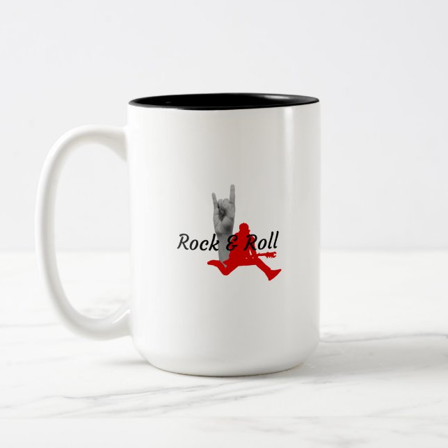 Rock And Roll Två-Tonad Mugg (Vänster)