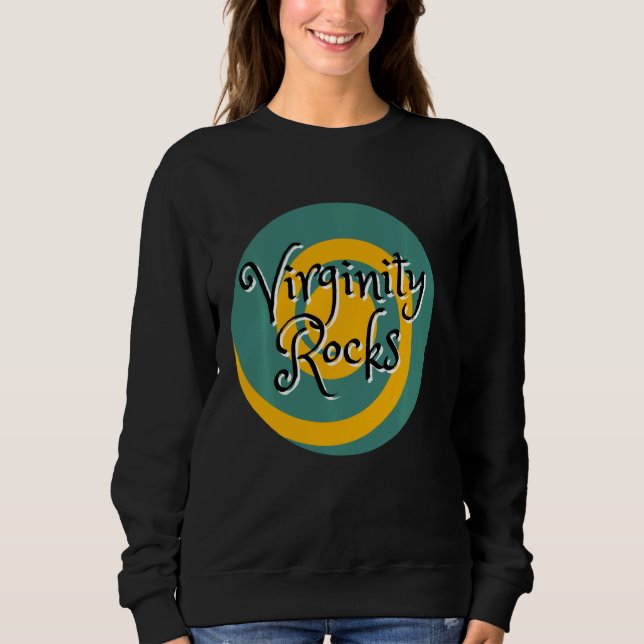 Rock and roll, underbart oskuldsprestanda, trosupp t shirt (Framsida)