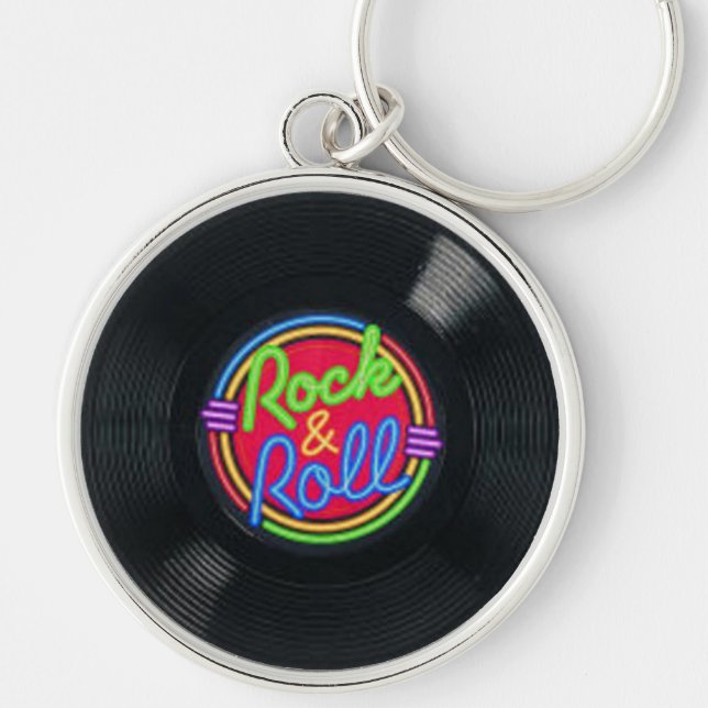 rock and roll vinylpost, Nyckelring (Framsidan)