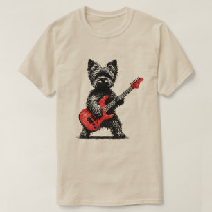 Rock and Roll Yorkshire Terrier Hund T Shirt