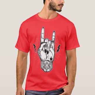 Rock And Rollshirt Festival Art Devil Hornsattooee T Shirt
