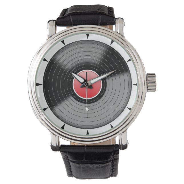 Rock Around The Clock - Vinylskiva Urklocka Armbandsur (Framsida)