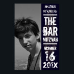Rock Band Bar Mitzvah Photo Poster Black<br><div class="desc">He’s the rock star. Make his Bar Mitzvah a show to remember. This poster sets the tone for the party. It’s great as a decoration on its own, hung around the room. Or use it as an alternative to a sign-in book: have a silver/metallic marker nearby and encourage people to...</div>