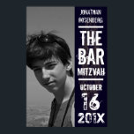 Rock Band Bar Mitzvah Photo Poster Black<br><div class="desc">He’s the rock star. Make his Bar Mitzvah a show to remember. This poster sets the tone for the party. It’s great as a decoration on its own, hung around the room. Or use it as an alternative to a sign-in book: have a silver/metallic marker nearby and encourage people to...</div>