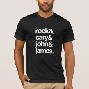 Rock Cary John och James T-shirt